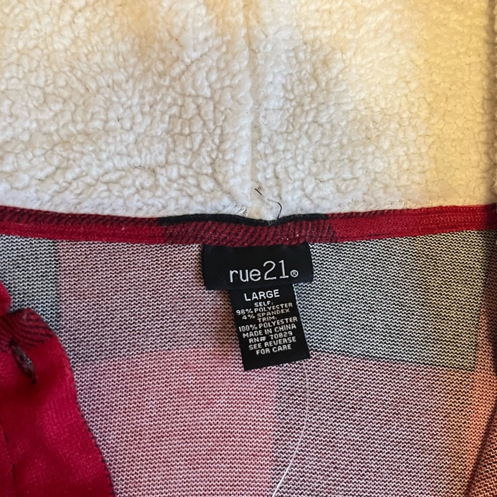 Rue 21 hooded flannel